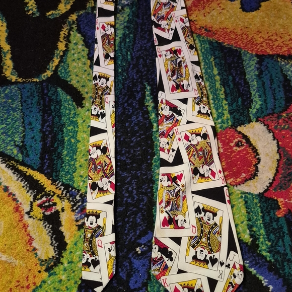 Playing Card Pattern Tie - Picture 3 of 8